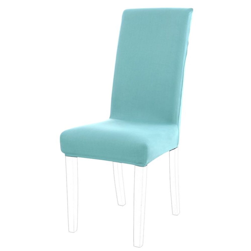 Dining Chair Covers Stretch Bar Stool Protector Short Chair Seat Cover Teal